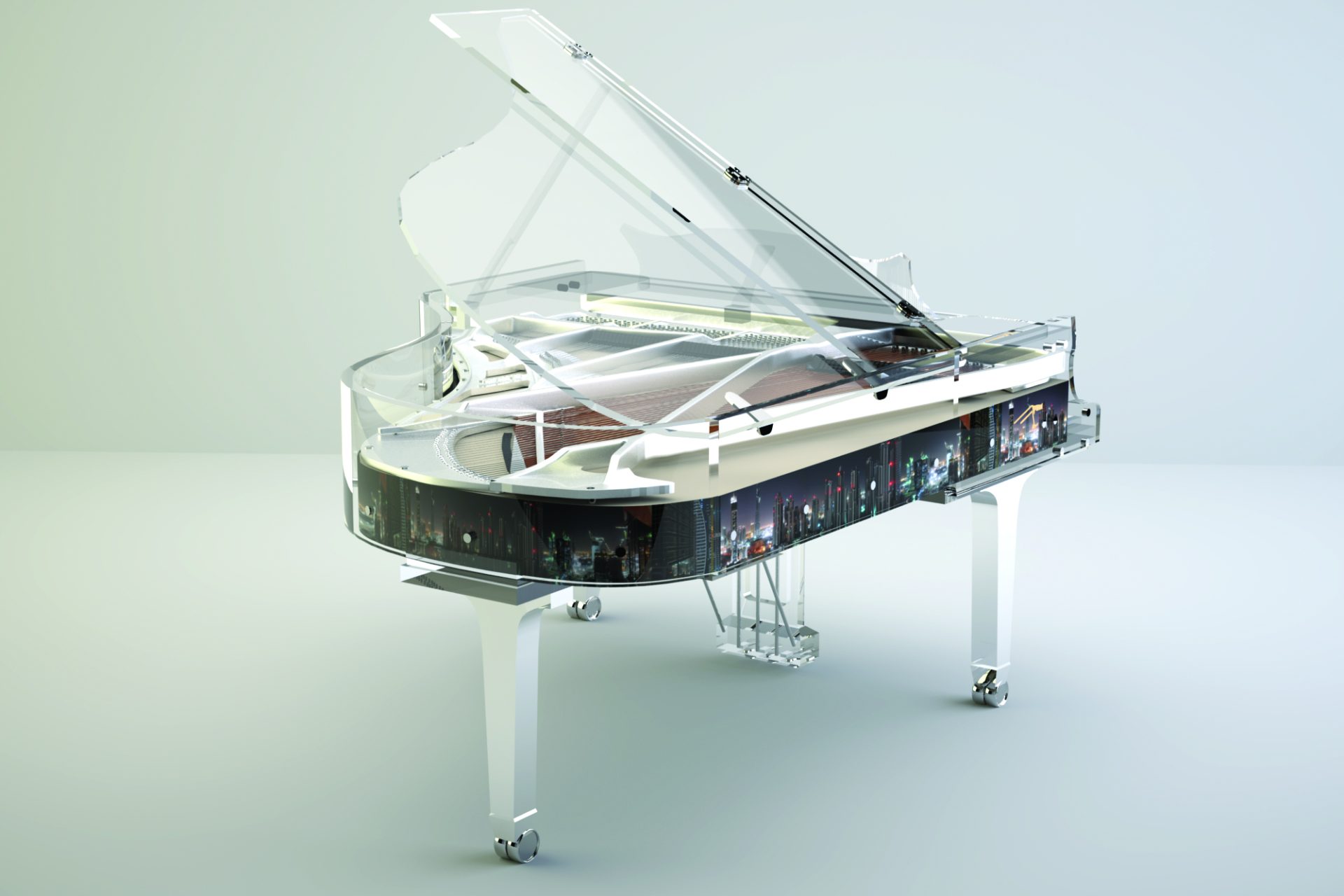 6 - Panoramic - 3 Blüthner Crystal Élégant