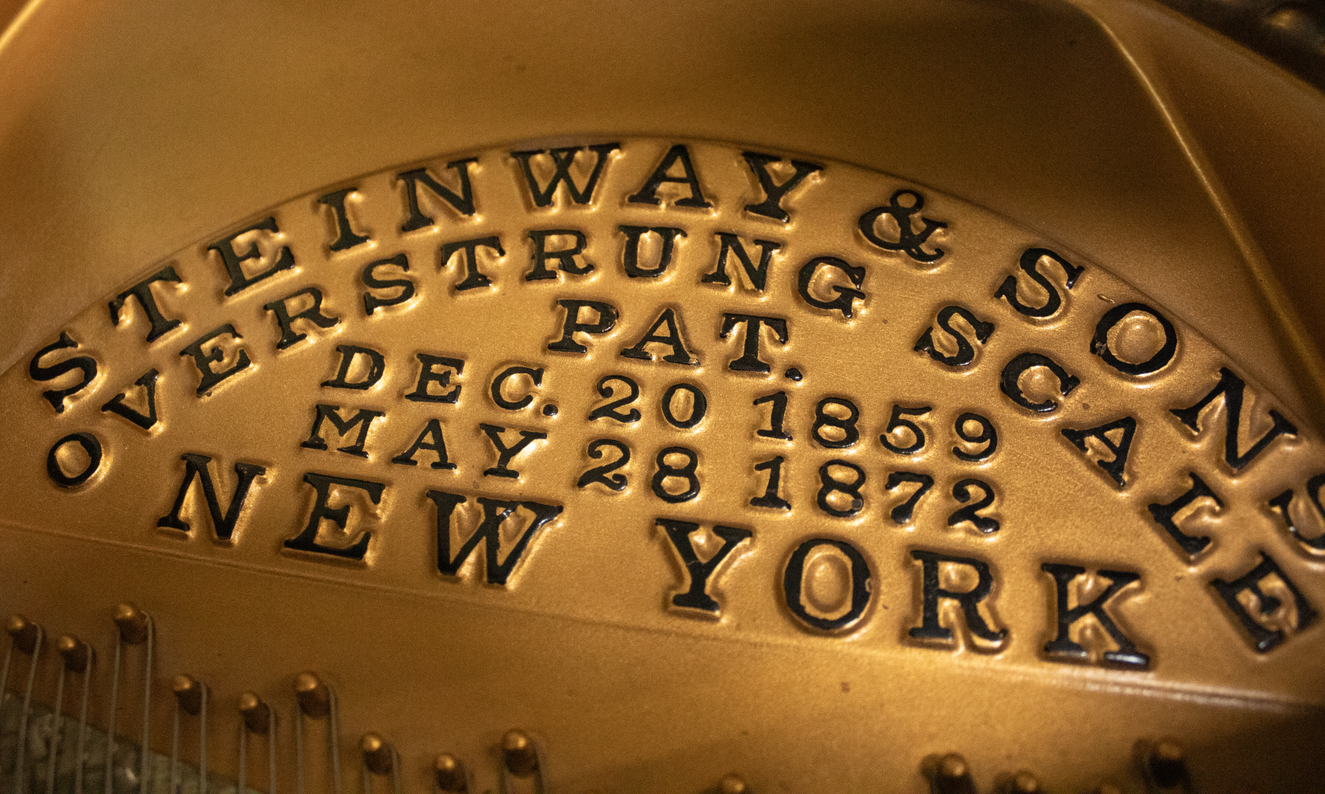 détails-Steinway.dppianos Steinway & Sons A Billard