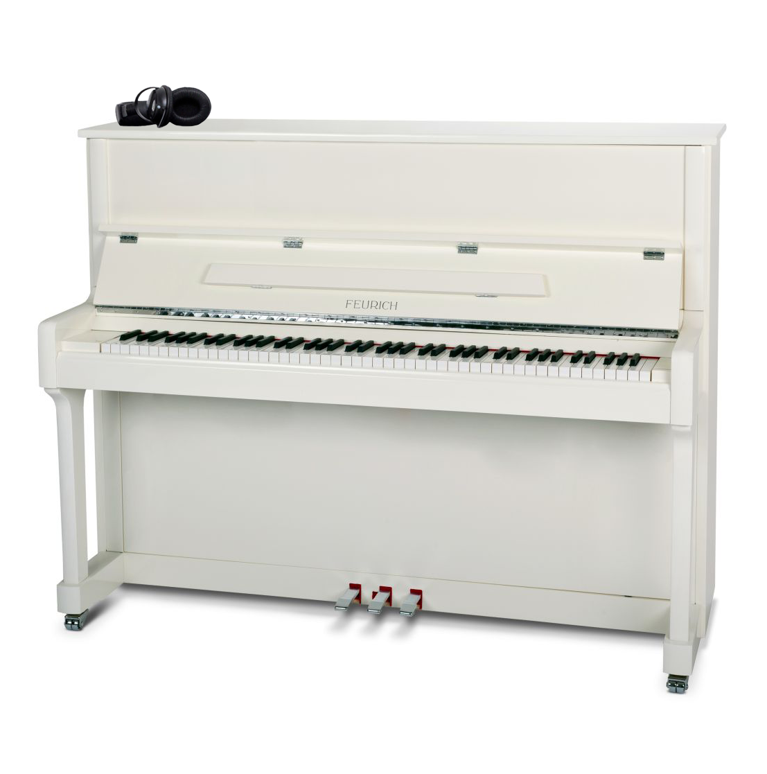 Mod. 122 - Universal! _11white chrome_web Feurich 122 Blanc Silence