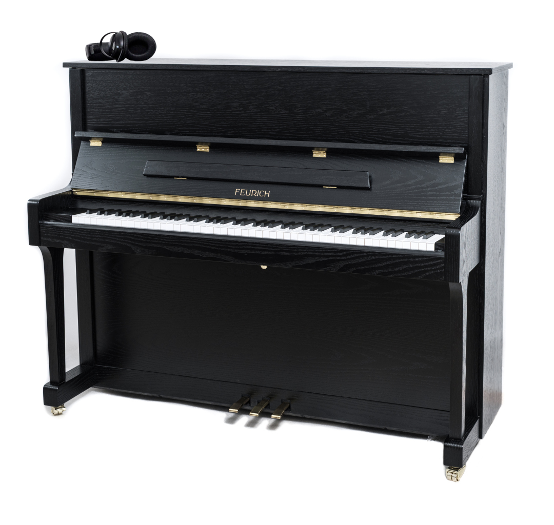 Mod. 122 - Universal! _15black satin_web Feurich 122 Noir Silence